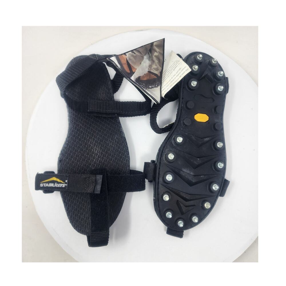 STABILicers Original Heavy-Duty Traction Cleats Vibram Sole Unisex Medium Black